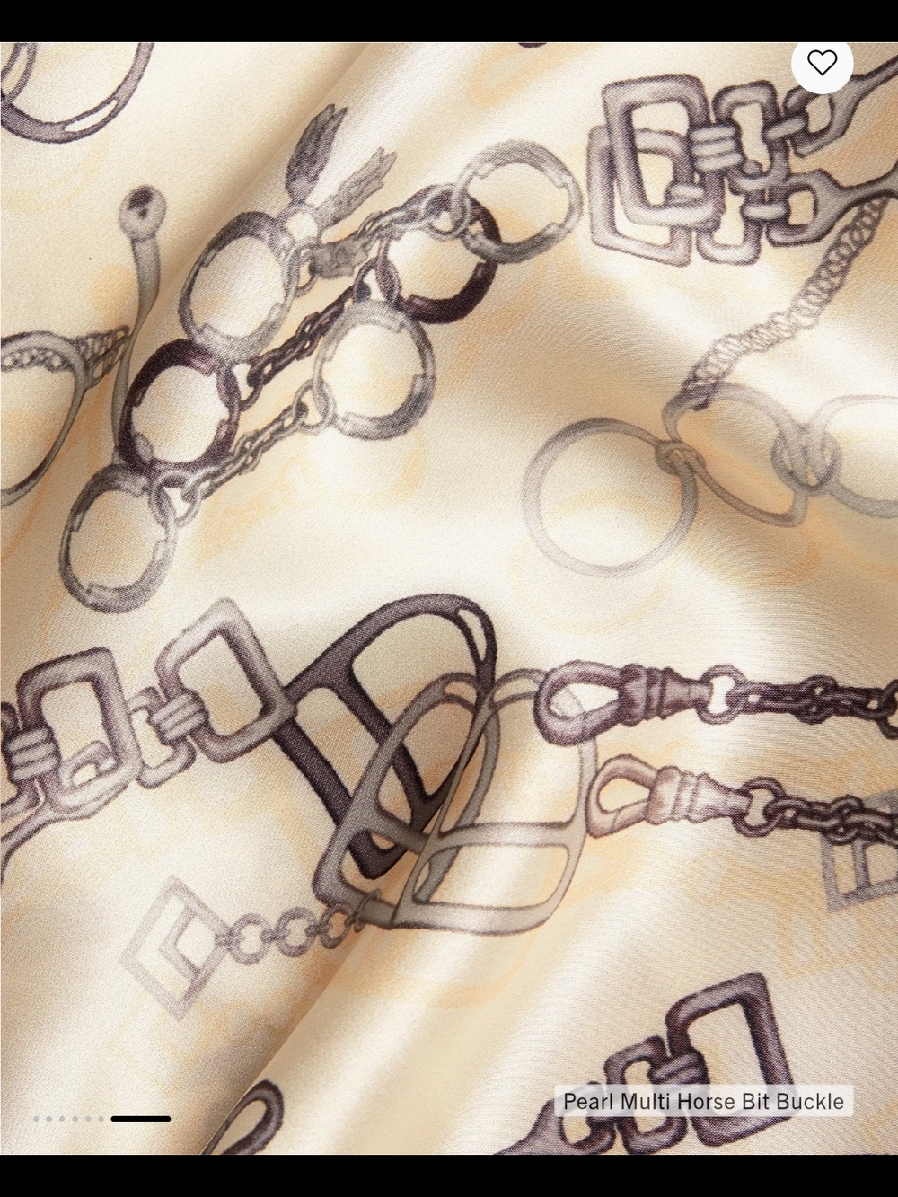 NWT L'AGENCE Pearl Multi Horse Bit Chain Print Jodie Dress | Slip Dress | Size 4 - Picture 10 of 10